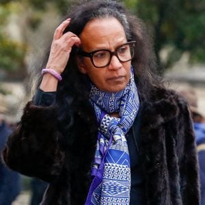 Vincent Mc Doom - Obsèques de Claude Allègre en la salle de la Coupole du cimetière du Père-Lachaise à Paris, France, le 16 janvier 2025. © Christophe Clovis/Bestimage