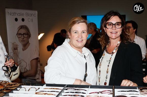 Exclusif - Hélène Darroze, Nathalie Blanc - Inauguration du showroom de Nathalie Blanc à Paris, France, le, 19 juin 2025. © Christophe Clovis / Bestimage