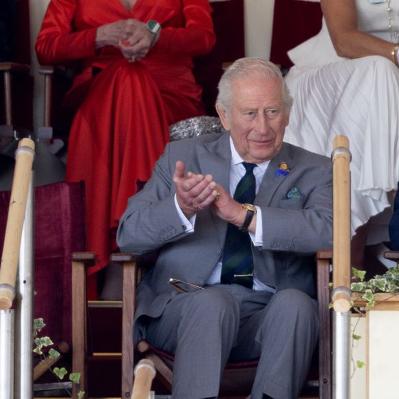 Le roi Charles III d'Angleterre assiste au Royal Windsor Horse Show qui se tient dans le parc du château de Windsor, dans le Berkshire, au Royaume-Uni. 17 mai 2025. (GOFF INF / BESTIMAGE).