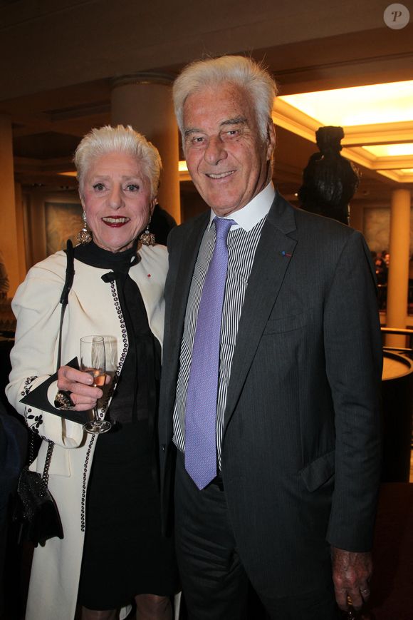 Catherine Euvrard et son mari -  31ème Gala de l’Espoir donné au profit de la recherche contre le cancer au théâtre des Champs-Elysée à Paris le 14 octobre 2025. © Philippe Baldini/Bestimage