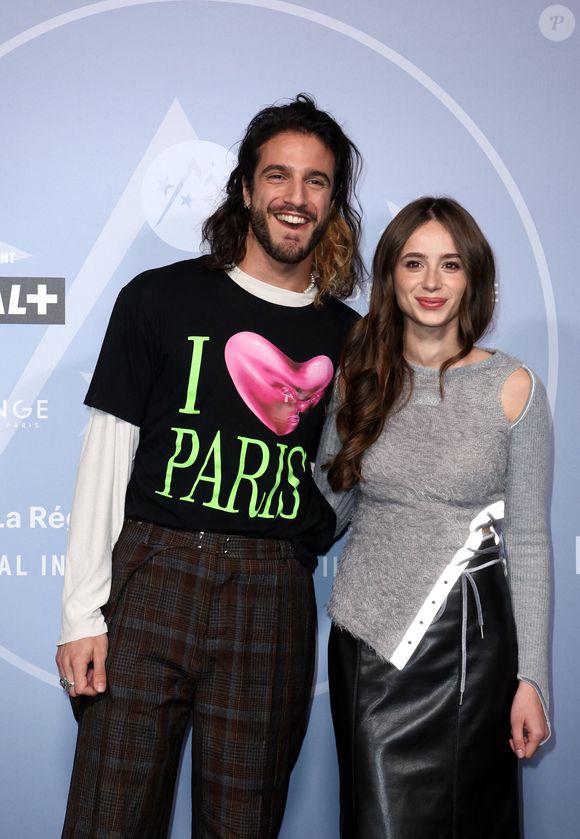 Julien Sebbag et Poqssi - Photocall dans le cadre de la 28ème édition du festival International du Film de Comédie à l'Alpe d'Huez le 15 janvier 2025. © Dominique Jacovides/Bestimage
