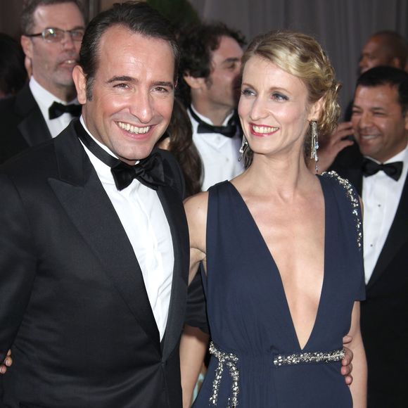 Archive - Alexandra Lamy et Jean Dujardin  à la cérémonie des Oscars, à Hollywood le 26 février 2012. FAMEFLYNET / BESTIMAGE