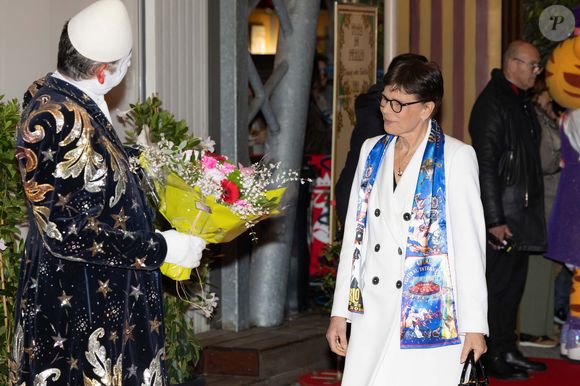 S.A.S. la princesse Stéphanie de Monaco assiste à l'ouverture du 48e Festival international du cirque de Monte-Carlo, à Monaco, le 16 janvier 2026. © Olivier Huitel/Poo Monaco/Bestimage