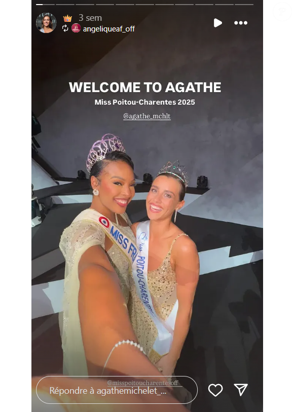 Agathe Michelet, Miss Poitou-Charentes 2025 en route pour Miss France 2026.
