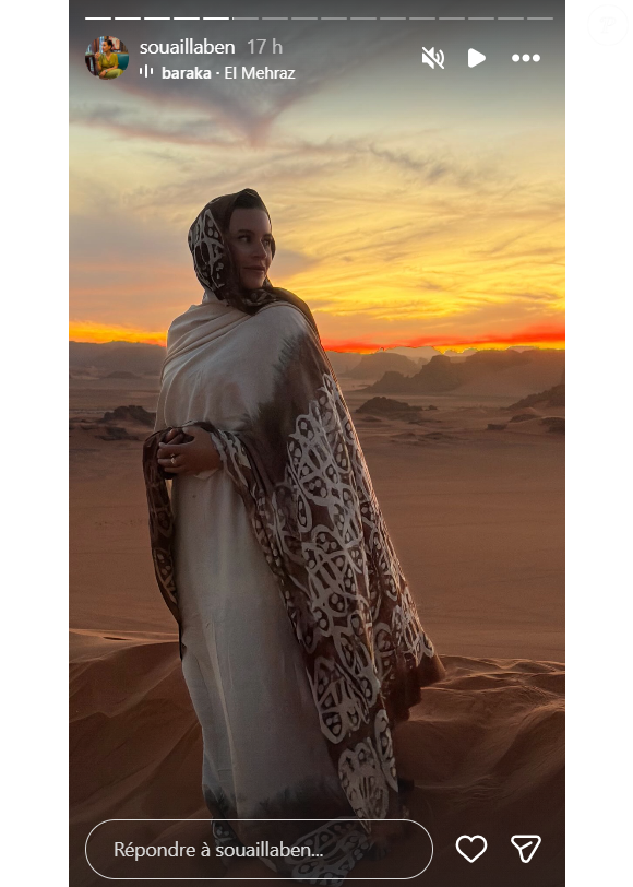 Ainsi que le Sahara, vaste désert.

Souailla, la femme de Jimmy Mohamed, profite d'une escapade en Algérie.