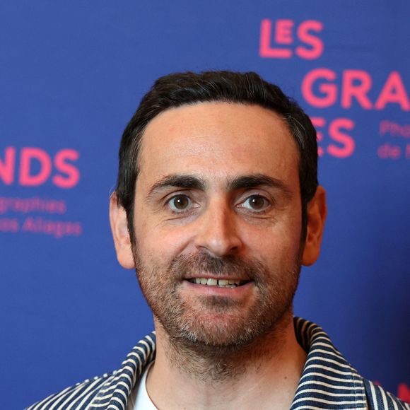 Camille Combal - Vernissage de l'exposition "Les grands âges", photographies de Nikos Aliagas au musée de l'Homme à Paris le 7 avril 2026. © Dominique Jacovides/Bestimage