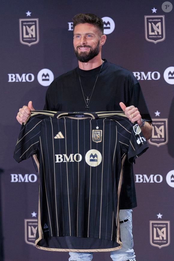 Présentation officielle d'Olivier Giroud au club de Los Angeles FC. Il a signé pour la saison 2024-2025. Zuma Press/Bestimage