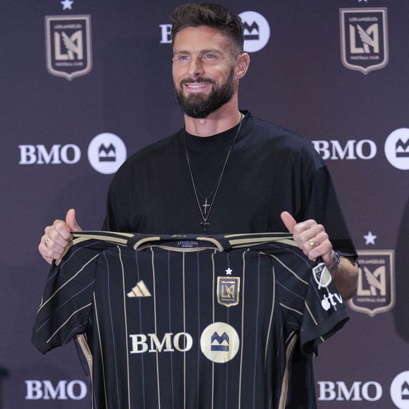 Présentation officielle d'Olivier Giroud au club de Los Angeles FC. Il a signé pour la saison 2024-2025. Zuma Press/Bestimage