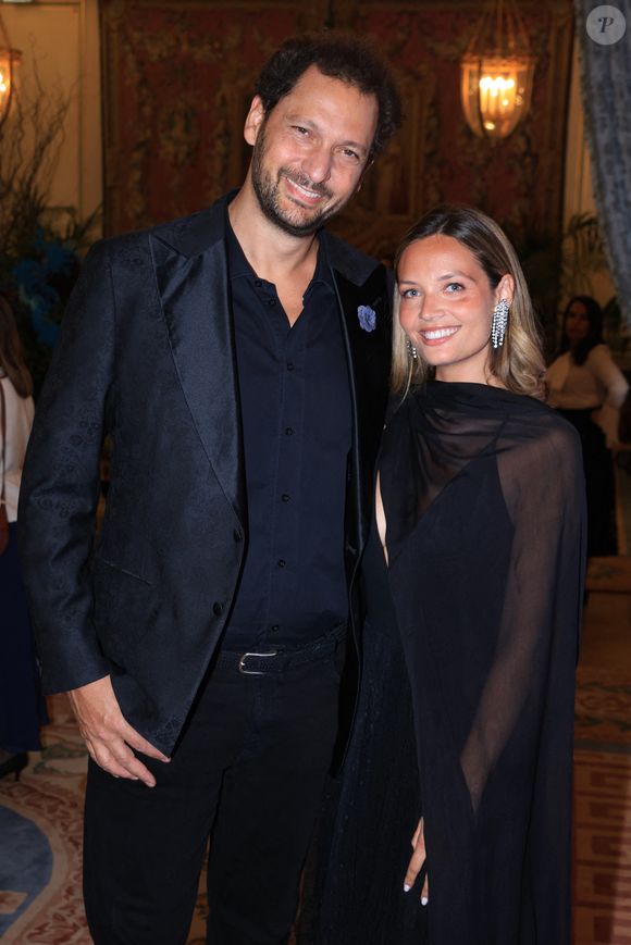 Eric Antoine et sa femme Gennifer Demey au dîner de gala Vaincre le Cancer 2025 à Paris, France, le 29 septembre 2025. Photo par Jerome Domine/ABACAPRESS.COM