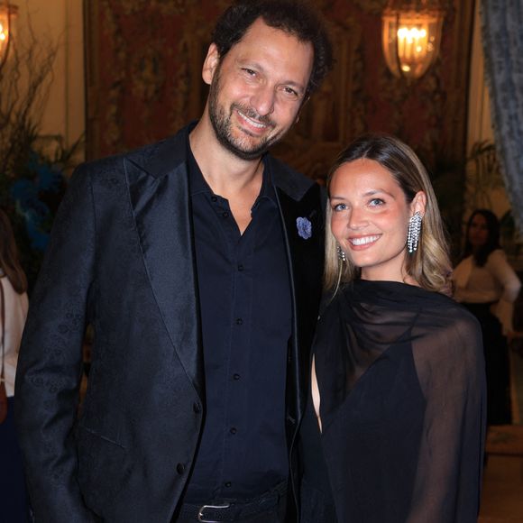 Eric Antoine et sa femme Gennifer Demey au dîner de gala Vaincre le Cancer 2025 à Paris, France, le 29 septembre 2025. Photo par Jerome Domine/ABACAPRESS.COM