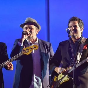 Louis, Matthieu, Joseph et Anna Chedid lors de la 31e cérémonie des Victoires de la Musique qui s'est tenue au Zénith de Paris, France, le 12 février 2016. Photo by ABACAPRESS.COM