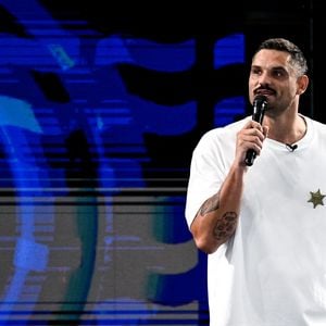 Florent Manaudou de France célèbre sa retraite de la natation lors des Championnats d'Europe de natation au Centre Aquatique Olympique de Paris (France), le 15 août 2026. (Crédit image : © Andrea Staccioli/Insidefoto via ZUMA Press)