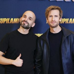 Pierre Lacheau et Philippe Lacheau assistent à la première du Marsupilami au Grand Rex à Paris, France, le 01 février 2026. Photo by Jerome Domine/ABACAPRESS.COM