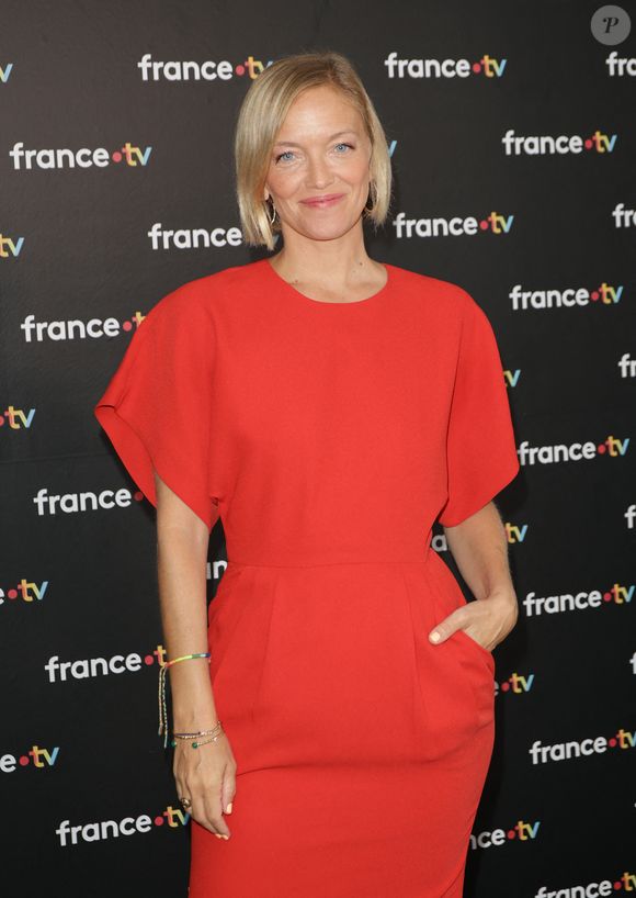 Maya Lauqué au photocall de la conférence de presse de rentrée de France Télévisions à Paris, France, le 4 septembre 2024. © Coadic Guirec/Bestimage