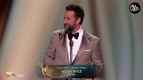 La fiction médicale "The Pitt" a largement dominé le palmarès de cette édition.

Noah Wyle récompensé pour la seconde fois pour son rôle dans la série The Pitt. 

© Bestimage