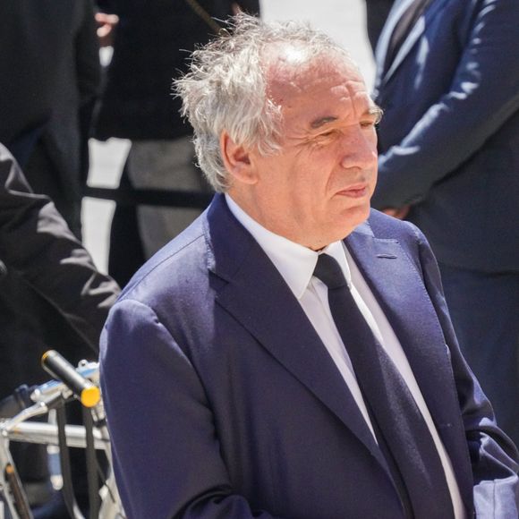 François Bayrou - Obsèques de l'ancien maire de Marseille Jean-Claude Gaudin à la cathédrale Sainte-Marie major de Marseille, France, le 23 mai 2024. © Jean-René Santini/Bestimage