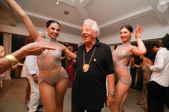 Massimo Gargia lors de la fête d'anniversaire de M.Gargia (85 ans)  à l'Hôtel de Paris à Saint-Tropez le 20 août 2025.

© Franz Chavaroche / Bestimage