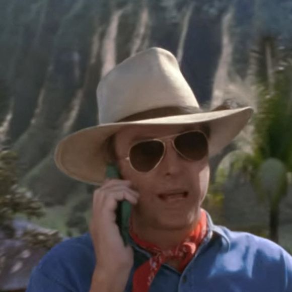 Los Angeles, CA  Original Jurassic Park stars Sam Neill, Laura Dern and Jeff Goldblum reunite for Xfinity Super Bowl commercial.