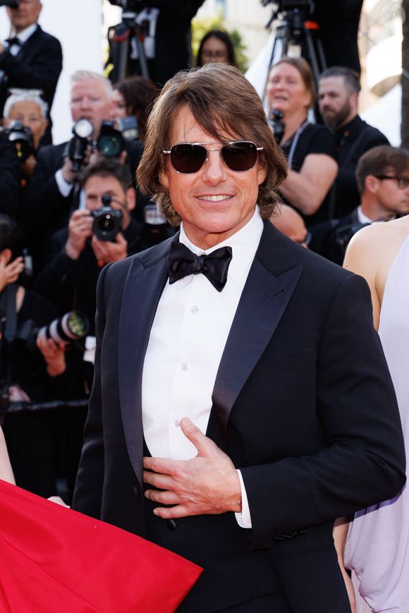 Tom Cruise - Montée des marches du film « Mission Impossible : The Final Reckoning » lors du 78ème Festival International du Film de Cannes, au Palais des Festivals à Cannes. Le 14 mai 2025
© Jacovides-Moreau / Bestimage