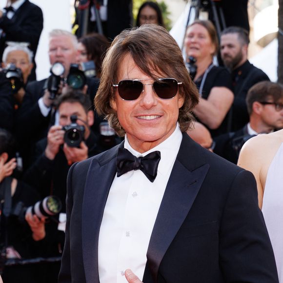 Tom Cruise - Montée des marches du film « Mission Impossible : The Final Reckoning » lors du 78ème Festival International du Film de Cannes, au Palais des Festivals à Cannes. Le 14 mai 2025
© Jacovides-Moreau / Bestimage