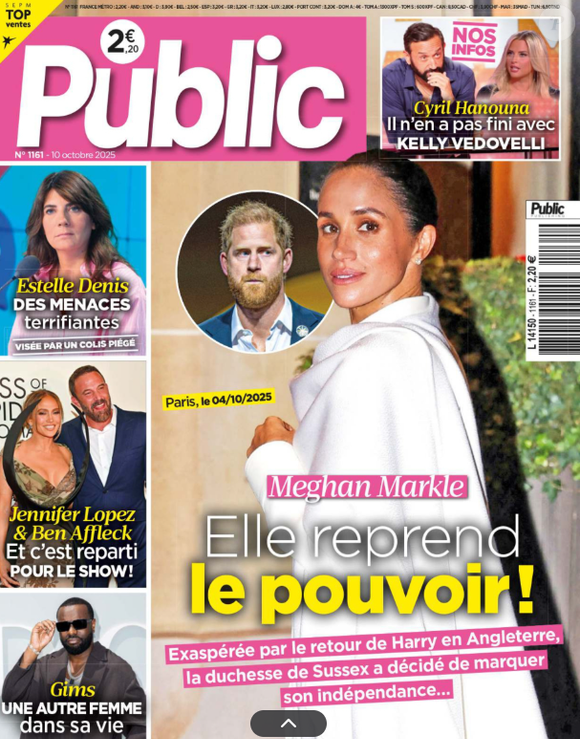 Couverture du magazine Public, paru le 10 octobre 2025