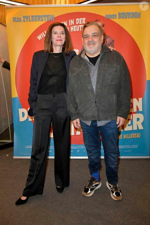 Vinciane Millereau et Didier Bourdon - Première du film "C'était mieux demain" à Berlin le 19 janvier 2026. ©Bestimage