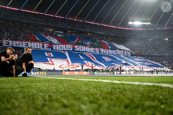 tifosi - Le PSG remporte la Ligue Des Champions 2025, pour la première fois de son histoire, face à l'Inter Milan (5-0) à l'Allianz Arena de Munich, le 31 mai 2025.Image Sport/PsnewZ/Bestimage
