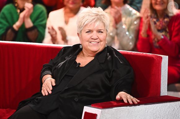 Exclusif - Mimie Mathy - Enregistrement de l'émission "Vivement dimanche" au studio Rive Gauche à Paris, présentée par Michel Drucker et diffusée le 9 février 2025 sur France 3. © Guillaume Gaffiot/Bestimage