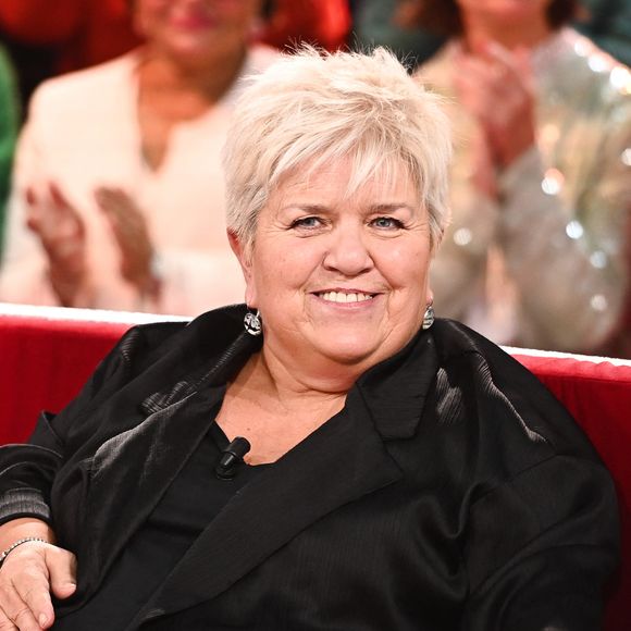 Exclusif - Mimie Mathy - Enregistrement de l'émission "Vivement dimanche" au studio Rive Gauche à Paris, présentée par Michel Drucker et diffusée le 9 février 2025 sur France 3. © Guillaume Gaffiot/Bestimage