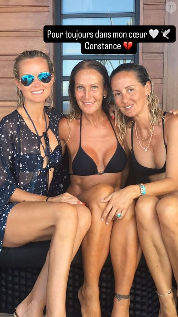 Laeticia Hallyday a, elle aussi, publié un cliché accompagné de ces quelques mots : "Pour toujours dans mon coeur Constance." 

Laeticia Hallyday rend hommage à Constance de la Fontaine sur Instagram, le 8 mai 2026.