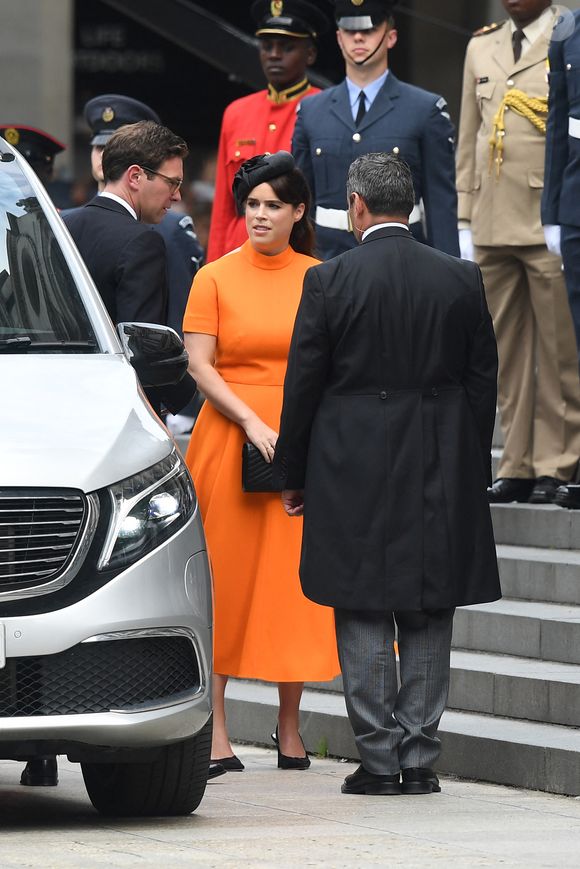 La princesse Eugenie d'York - Les membres de la famille royale et les invités lors de la messe célébrée à la cathédrale Saint-Paul de Londres, dans le cadre du jubilé de platine (70 ans de règne) de la reine Elisabeth II d’Angleterre. Londres, le 3 juin 2022.
©AGENCE / BESTIMAGE