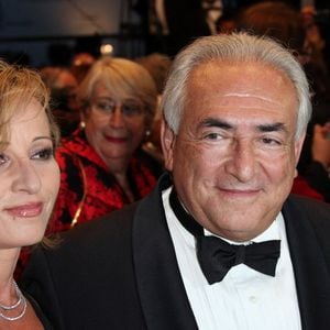 Dominique Strauss-Kahn et Myriam L'Aouffir arrivant à la projection de 'Only Lovers Left Alive' au Palais des Festivals à Cannes, France, le 25 mai 2013, dans le cadre du 66ème Festival de Cannes. Photo par Nicolas Briquet/ABACAPRESS.COM