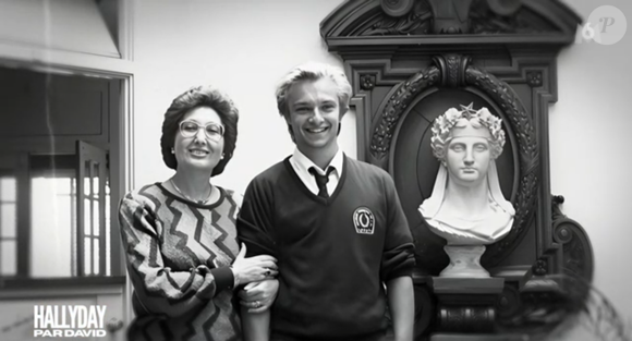 Hallyday par David, documentaire M6 - capture d'écran