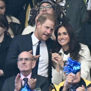 Le prince Harry et Meghan Markle assistent à la cérémonie d'ouverture des "Invictus Games Vancouver Whistler 2025" au Canada le 8 février 2025. Backgrid USA / Bestimage