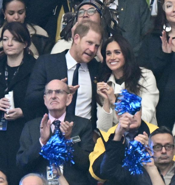 Le prince Harry et Meghan Markle assistent à la cérémonie d'ouverture des "Invictus Games Vancouver Whistler 2025" au Canada le 8 février 2025. Backgrid USA / Bestimage