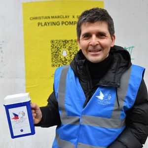 Thomas Sotto au lancement national du "Don'actions" pour la campagne de collecte du Secours populaire français à Paris, France, le 14 janvier 2023. © Veeren/Bestimage