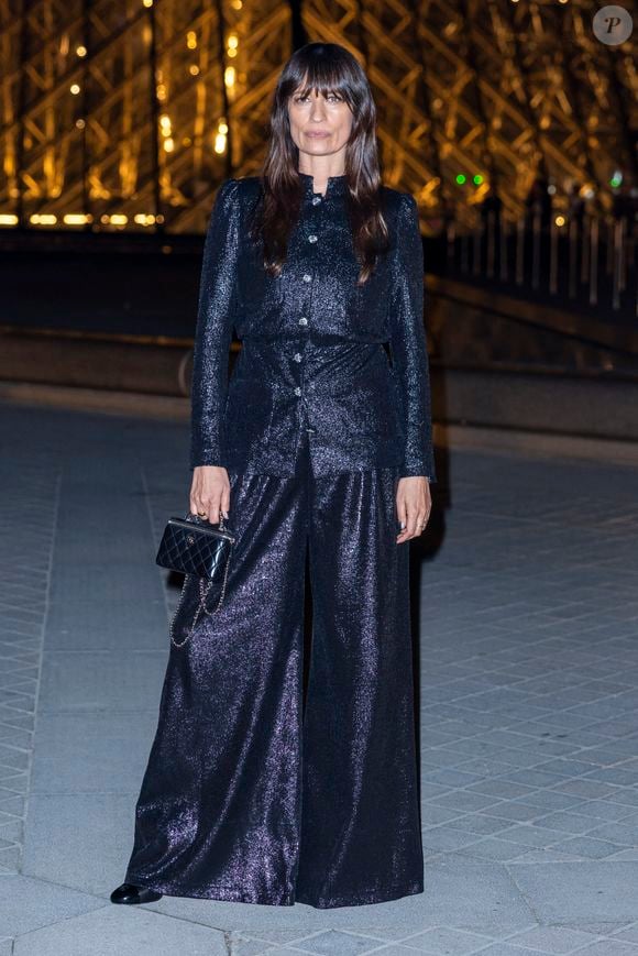 Caroline de Maigret - Photo Call du « Le Grand Diner du Louvre « lors de la Fashion Week  à Paris le 5 mars 2025. © Olivier Borde /Bestimage