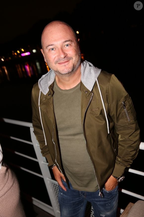 Sébastien Cauet lors de la soirée d'inauguration du restaurant du groupe d’H.Gaouaoui et du chef N.Tarayre "Splash" au port Van Gogh, en bord de Seine à Asnières, France, le 12 septembre 2019. © Rachid Bellak/Bestimage