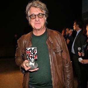 François Cluzet durant la soirée de clôture et remise des prix de la 4eme édition du Nice Festival CinéRoman au cinéma Pathé Gare du Sud à Nice, le 9 octobre 2022.  © Bruno Bebert/Bestimage