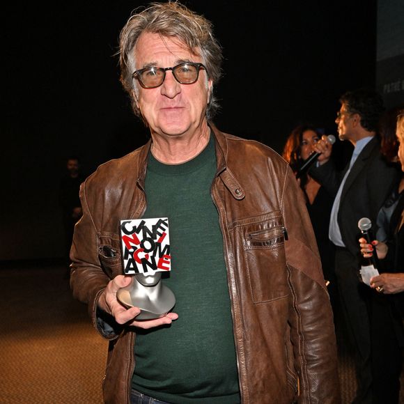 François Cluzet durant la soirée de clôture et remise des prix de la 4eme édition du Nice Festival CinéRoman au cinéma Pathé Gare du Sud à Nice, le 9 octobre 2022.  © Bruno Bebert/Bestimage