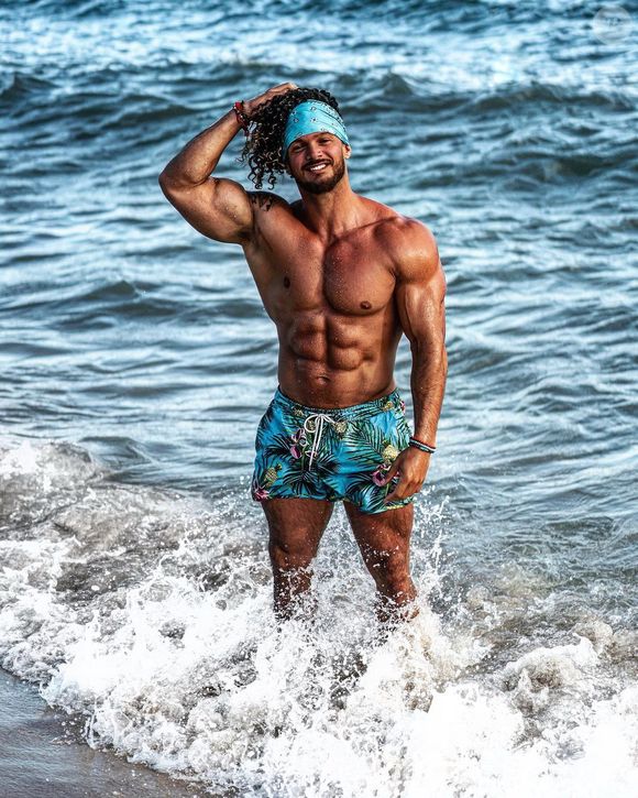 Anthony Amar de "Koh-Lanta" à Cannes le 18 août 2020.
