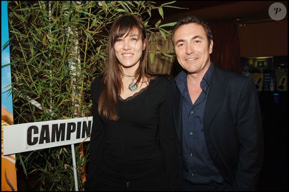 Fabien Onteniente, Mathilde Seigner en promotion pour le film "Camping 2" à Biarritz 2006. © RINDOFF-BELLAK / BESTIMAGE