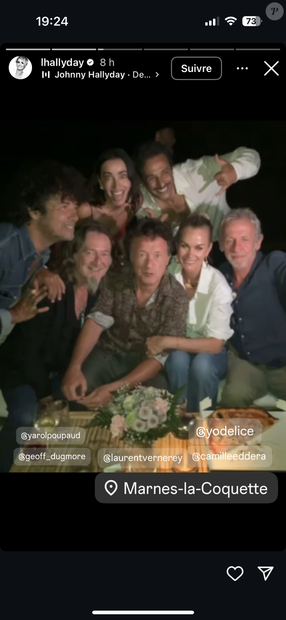 Cette demeure, devenue hautement symbolique, aura mis sept ans à trouver preneur.

Laeticia Hallyday publie régulièrement des stories sur son compte Instagram. Le 24 juin 2025 à Marnes-la-Coquette.