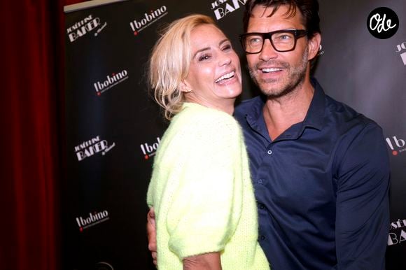 Elodie Gossuin et son mari Bertrand lors de la représentation du spectacle "Josephine Baker – Le Musical" à Bobino, Paris le 6 juin 2025. © Cédric Perrin / Bestimage