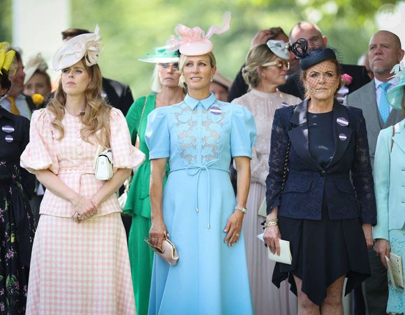 Duchesse d'York, Sarah, Princesse Beatrice (La princesse Beatrice d'York), Zara Tindall, Royal horse racing Royal Ascot 2025, Day 1 in Ascot, UK, June 17th, 2025. Dana Press / Bestimage