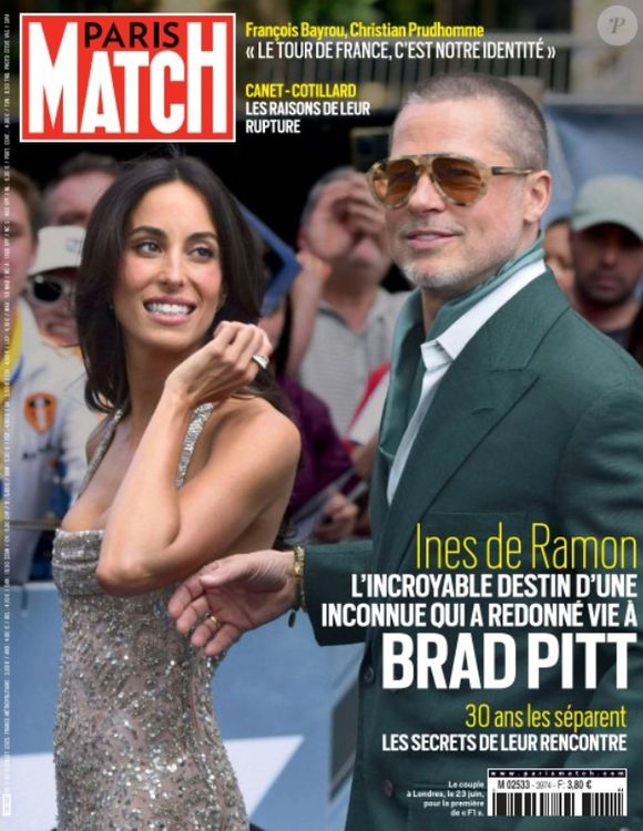 Capture d'écran du nouveau numéro de "Paris Match" dévoilé ce jeudi 3 juillet 2025.