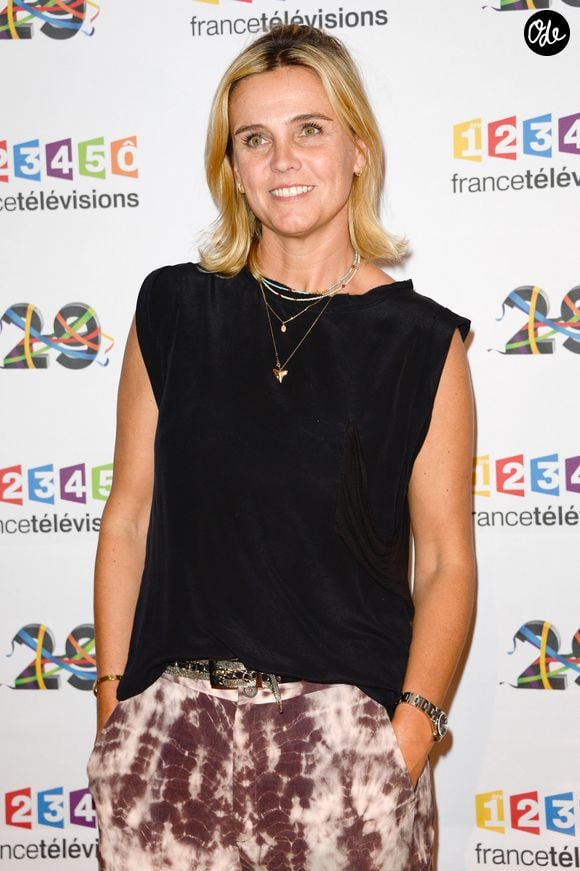 Marine Vignes au photocall de France Télévisions, pour la présentation de la nouvelle dynamique 2016-2017, à Paris, le 29 juin 2016.
© Guirec Coadic/Bestimage