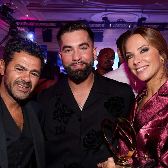 Exclusif - Kendji Girac et Jamel Debbouze, Mélissa Theuriau lors de la 11ème édition de la soirée Global Gift Gala à l'hôtel Four Seasons George V à Paris le 30 septembre 2023. © Cyril Moreau / Bestimage