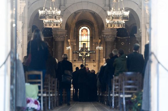 Cérémonie funéraire de Daniel Bilalian à l'église Saint-Pierre de Neuilly-sur-Seine, près de Paris, France, le 22 mai 2025. Le journaliste, présentateur et animateur de télévision français Daniel Bilalian est décédé le 14 mai 2025 à l'âge de 78 ans. Photo by Firas Abdullah/ABACAPRESS.COM