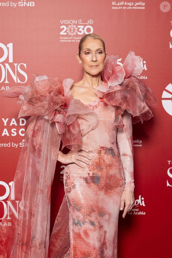 Celine Dion au photocall du défilé anniversaire Elie Saab "1001 Seasons of Elie Saab" à l'espace "The Venue" à Riyad, Arabie saoudite, le 13 novembre 2024. © Tiziano Da Silva / Bestimage